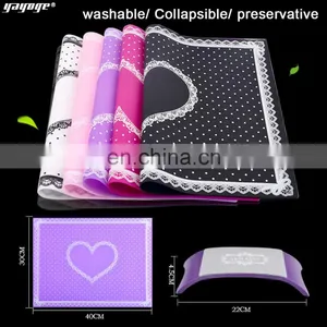 Nail Art Pillow Hand Holder Cushion Silicone Arm Rest+ Nail Brush+Manicure File Comfortable Tools thumbnail-3