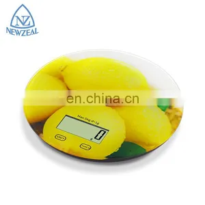 High End Quality 5kg1g Digital Kitchen Scale Highly Accurate Round Food Scale thumbnail-3
