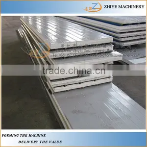 Automatic Rock Wool / EPS Sandwich Panel Cold Forming Machine/eps Sandwich Roof Panel Production Line Plant thumbnail-6
