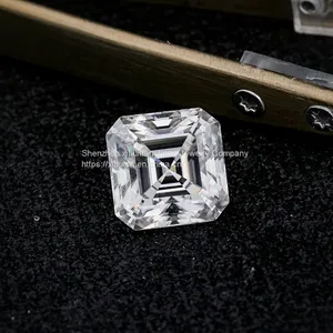 Directly Factory Price D Color Colorless Asscher Cut VVS1 Clarity Synthetic Loose Moissanite Diamond thumbnail-3