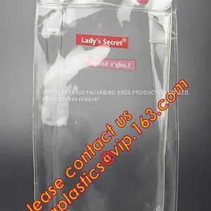 VINYL HANGER HOOK BAGS, UNDERWEAR PACKING, HANGER HOOK, HANGER ZIPPER BAGS, HANGER SLIDER BAGS thumbnail-1