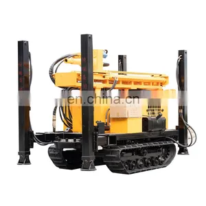 China HW BRAND 300m-1000m Depth Pneumatic Rock Blasting Drill Rig For Mining And Quarry Drilling thumbnail-3
