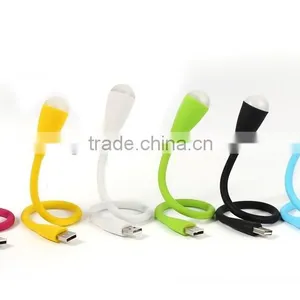 White Color pc USB Connect Light LED USB Light Muti-color 0.5w DC 3V Black Bendable Easy Carrying thumbnail-4
