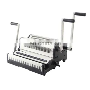 Heavy Duty Hard Book Multifunctional Punching Binding Machine With Wire and Comb WW2500A thumbnail-1
