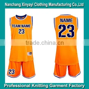 Wholesale Blank Basketball Jerseys/Blank Basketball Uniform Design With Custom Your Team Name thumbnail-3