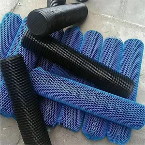 Polyethylen PE Kunststoffnetz Schutz Teleskopisches elastisches rohrförmiges Netzschlauch Wellennetz thumbnail-3