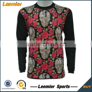 Men's Fashion Rose Design Low Price Rash Guard thumbnail-1