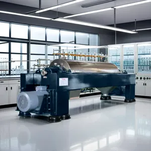 Decanter Centrifuge Machine With Engine Pump for Sludge Dewatering Separation Equipment Centrifugal Decanter thumbnail-3