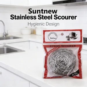 Multi-Size 15gram Stainless Scrubber Ball Kitchen Clean Dish Wash Scourer thumbnail-1