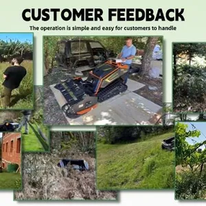 Vigorun MTSK1000 Remote Control Forest Mulcher With Forest Mulching Attachment For Mountain Land Clearing thumbnail-5