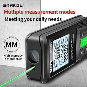 Battery-Powered Laser Distance Meter Class 2 for Construction 50m Range thumbnail-4