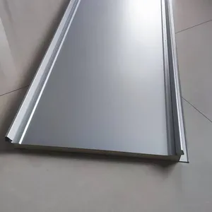Thickened Insulated Integrated Decorative Panels, Sound & Heat Insulated External Wall Al-Mg-Mn / Color Coated Steel Roof Tiles thumbnail-3