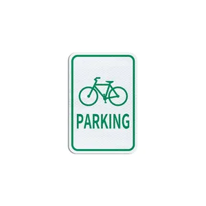 Custom Reflective Stickers for Bicycle Lane Signs, Parking Signs and Type II EGP Traffic Sign Sheeting thumbnail-5