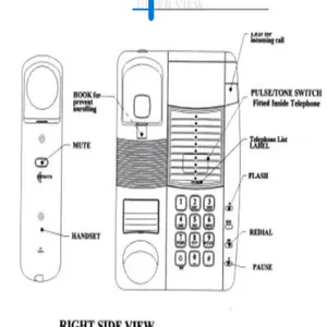 IMCOS-5350WD Analogical Automatic Telephone With Universal Support ForWall/Desk Mounting thumbnail-4
