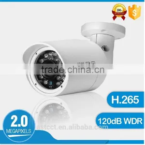 H.265 2.0MP Super WDR 120dB Color IR IP Mini Bullet CCTV Camera thumbnail-1