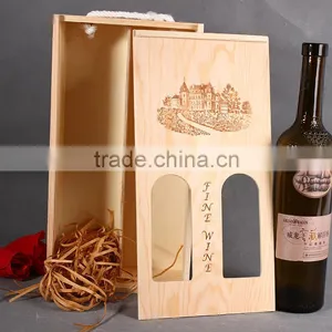 Wine Gift Box Wooden Packing Boxes,Decorative Christmas Gift Boxes thumbnail-3