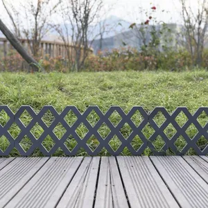 Black Landscape Path Fence Plastic Simulation Lawn Edging Border Outdoor Barrier Garden Decorative Eco-Friendly BOLI thumbnail-2