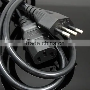 PVC Outermaterial Italy Power Cord/Type L Power Cord/Italy Power Cord With C13 Ending thumbnail-3