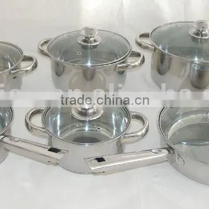 12pcs Stainless Steel Cookware Set thumbnail-1