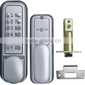 OSPON ORIGINAL DIGITALI DOOR PASSWORD CODE PUSHBUTTON MECHANICAL KEYLESS LOCK STAIN NICKEL OS600 thumbnail-1