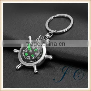 2015 Hot Sale High Quality Zinc Alloy Compass Keychain With OEM Logo thumbnail-3