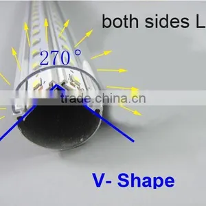 Double PCB Led Tube Integrated Led Tube V Shape T8 Led Tube Cooler Light thumbnail-6