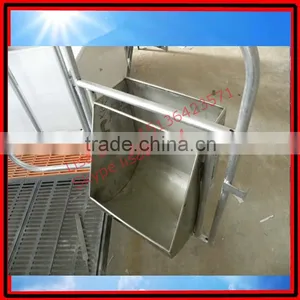 Stainless Steel Pig Feeder for Sow on Farrowing Crate thumbnail-1