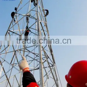 High Quality Steel Power Transmission Line Tube Tower With Iron Structure thumbnail-5
