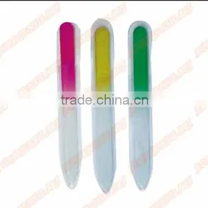 Wholesale 100pcs/bag X Durable Cyrstal Glass Nail File Set Assorted Color Manicure,14cm thumbnail-1