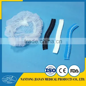 Disposable Non-woven Nurse Cap/bouffant Cap/clip Cap thumbnail-1