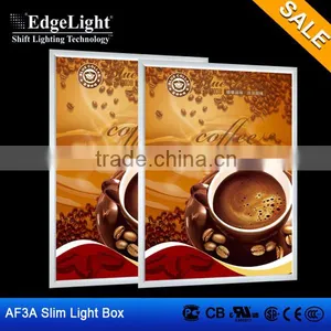 NEW Edgelight Double Open AF9A Aluminum Slim Led Light Box thumbnail-1