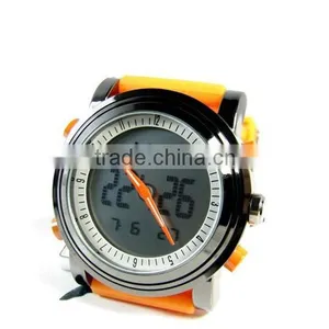 Fashion Men Digital Watch Fancy Silicone Band Watch Dual Movement Watch for Men thumbnail-2