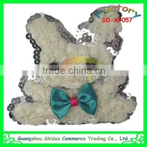 Applique Embroidery Patch Cute Bear Image Embroidery Patch thumbnail-1