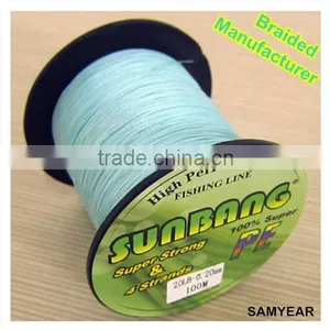 SUNBANG Zhejiang Factory Outdoor Fishing Tackle Super Strong Top Quality Nano Braided Fishing Line 20lb thumbnail-1