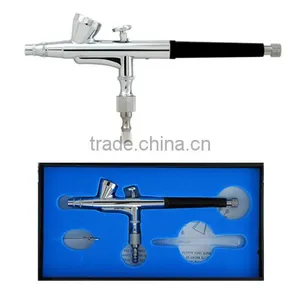 0.2 mm Multi-Purpose Precision Dual Action Gravity Feed Airbrush AS-24 thumbnail-1
