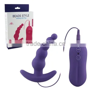 100% Pure Silicone Vibrating Open Sexy Girl Full Photo Prostate Massager, Anal Plug for Man Quality Choice thumbnail-6