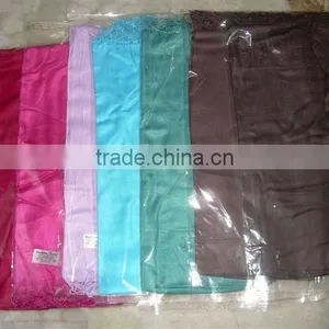 100% VISCOSE SOLID COLOR PASHMINA SHAWLS thumbnail-2