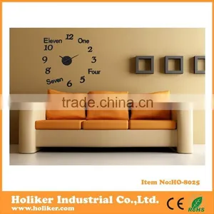 Quartz Wall Clock Home Decorations 3D EVA Wall Clocks China for Gifts thumbnail-1