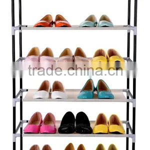 6 Layers Waterproof Folding Rotating Shoe Rack for Sale thumbnail-2