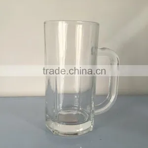 340ml Glass Beer Mug With Handle thumbnail-1