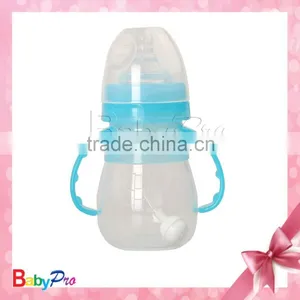 China Supplier Eco-friendly Material Cute Form Baby Bottle Silicone Bottle Handle New Feeding Bottle thumbnail-1