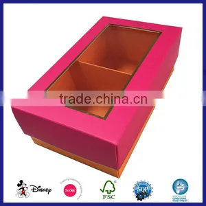 Custom Creative Paper T-shirt Packaging Box With PVC Window thumbnail-1