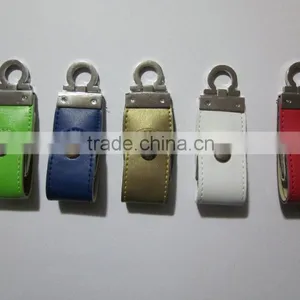 Factory Cheapest Promotional Usb Flash Leather USB Flash Drive With Logo Printing thumbnail-1