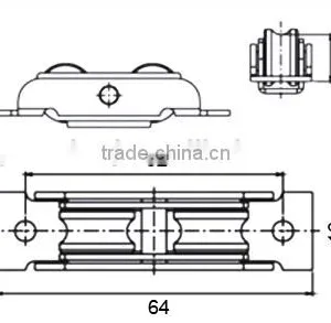 Nylon Pulley For Sliding Window thumbnail-6
