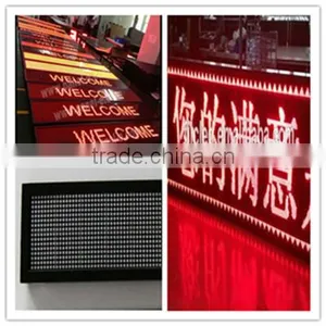 Wholesale Indoor Single Red Color Dot Matrix 5.0/P7.62 LED Screen Module thumbnail-1
