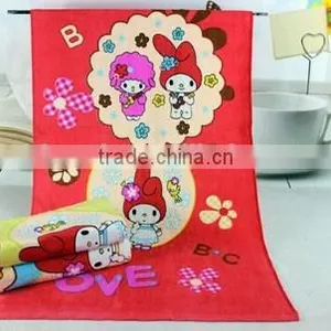 India Market Reactive Printing Detailing Cotton Towel thumbnail-1