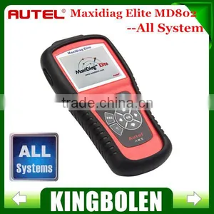 100% Original Autel MaxiDiag Elite MD802 Scan Tool For All System+DS Model+Engine+Transmission+ABS Airbag+EPB+OIL Service Reset thumbnail-1