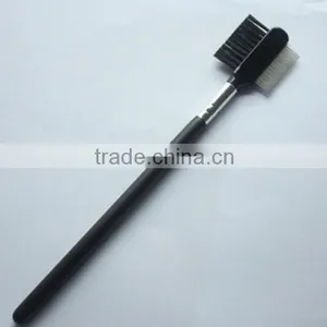 Professional Double Purpose Make up Tool Eyebrow Comb thumbnail-2
