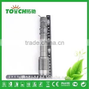 C REE 10W LED Zoomable Flashlight 2000LM Lampe Tactique Linterna Tactique thumbnail-4