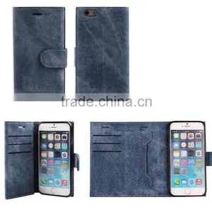 2016 Hot Denim Cell Phone Case With Many Card Slots thumbnail-1
